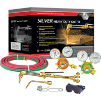 Silver Heavy-Duty Welding & Cutting Outfi ts, 3/4" Cut, 1/2" Weld OSI Industrial Sales