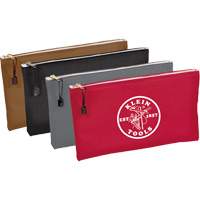 Poches &agrave; fermeture &agrave; glissi&egrave;re pour outils, paquet de 4, Porte-outil, Toile, 1 Poches OSI Industrial Sales