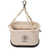 Oval Bucket, Canvas, 15 Pockets, Natural OSI Industrial Sales