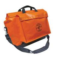 Vinyl Equipment Bag, Vinyl, 2 Pockets, Orange OSI Industrial Sales