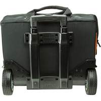 Tradesman Pro Rolling Tool Bag, Ballistic Polyester, 24 Pockets, Black/Orange OSI Industrial Sales