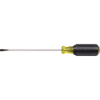 Slot Cabinet Tip Screwdriver, 3/16" Tip, Round, 9-3/4" L, Cushion Grip Handle OSI Industrial Sales