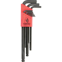 Balldrive L-Style Hex Key Set, 9 Pcs., Metric OSI Industrial Sales