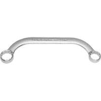 Box End Wrench, 12 Point, 5/8"/9/16", 15° Offset, Plain Finish OSI Industrial Sales