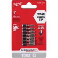 Jeu d'embouts Shockwave 1" Impact Duty Torx, 7 Mcx, Torx OSI Industrial Sales