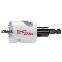 Scie-cloche Hole Dozer avec arbre, 1-3/4", Profondeur de la coupe 1-5/8", Bim&eacute;tal OSI Industrial Sales