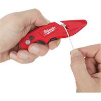 Couteau utilitaire rabattable Fastback, 2" lame, lame en Acier au carbone, poign&eacute;e en M&eacute;tal OSI Industrial Sales