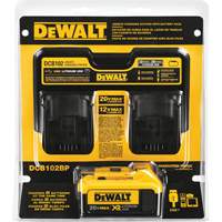 Max Jobsite Charging Station & 4.0 Ah Battery Pack, 12 V/20 V, Lithium-Ion OSI Industrial Sales