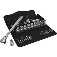Jeu de rochet m&eacute;trique en m&eacute;tal Zyklop a/interrupteur &agrave; levier, 29 Mcx, Prise de 1/2" OSI Industrial Sales