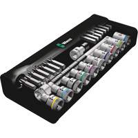 Jeu de rochet m&eacute;trique en m&eacute;tal Zyklop a/interrupteur &agrave; levier, 29 Mcx, Prise de 1/2" OSI Industrial Sales