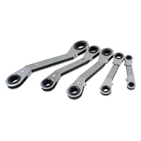 Offset Wrench Set, Ratcheting Box, 5 Pieces, Metric OSI Industrial Sales