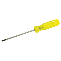Electrician's Slotted Screwdriver, 5/32" Tip, Round, 7-3/4" L, Plastic Handle OSI Industrial Sales