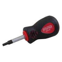 Tournevis &agrave; pointe carr&eacute;e &agrave; empreinte r&eacute;duite, Tige de #0, Ronde, 4" lo, Prise en Coussin&eacute;e OSI Industrial Sales