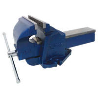 Ductile Iron Mechanics Bench Vise, 8" Jaw Width, 4" Throat Depth OSI Industrial Sales