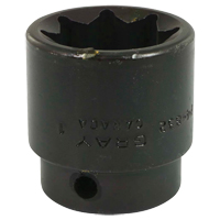 Socket, Impact, 1", 1/2" Drive, 8 Points OSI Industrial Sales