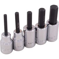 Jeu de douilles &agrave; t&ecirc;te hexagonale, Hexagonale, Prise 3/8", 5 mrcx OSI Industrial Sales