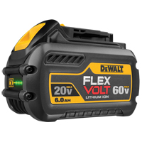 FlexVolt Battery, Lithium-Ion, 60 V, 6 A OSI Industrial Sales