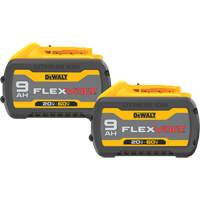 FlexVolt Batteries, Lithium-Ion, 20 V/60 V, 9 A OSI Industrial Sales
