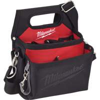 Electrician's Work Pouch, Nylon, 15 Pockets, Black OSI Industrial Sales
