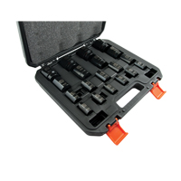 SAE Socket Set, 19 Pcs, Impact, 1/2" Drive Size OSI Industrial Sales