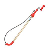 Toilet Auger, Manual, Bulb, 6' Cable Length, 1/2" Cable Diameter OSI Industrial Sales