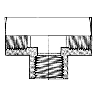 Raccord En T&eacute; Femelle, Laiton, 1/8" OSI Industrial Sales