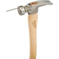 Milled Face Framing Hammer, 19 oz., Wood Handle, 16" L OSI Industrial Sales