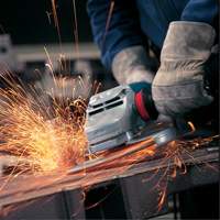 Large Angle Grinder with Rat Tail Handle, 7", 120 V, 15 A, 6500 RPM OSI Industrial Sales
