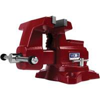 Utility HD Bench Vise, 6-1/2" Jaw Width, 4-1/4" Throat Depth OSI Industrial Sales