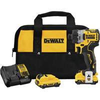 Trousse de tournevis &agrave; moteur sans balai Xtreme, 1/4", 12 V, 200 UWO couple max., Lithium-ion bloc-pile OSI Industrial Sales