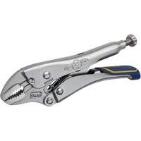 Fast Release Locking Pliers with Wire Cutter, 5" Length, Curved Jaw OSI Industrial Sales