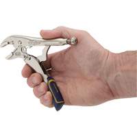 Fast Release Locking Pliers with Wire Cutter, 5" Length, Curved Jaw OSI Industrial Sales