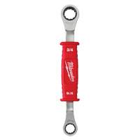Lineman's 2-in-1 Insulated Ratcheting Box Wrench OSI Industrial Sales