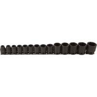 Jeu de douilles, 14 Mcx, Chocs, Prise de 1/2" OSI Industrial Sales