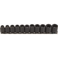 Jeu de douilles magn&eacute;tiques, 11 Mcx, Chocs, Prise de 3/8" OSI Industrial Sales