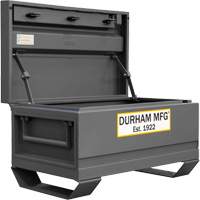 Jobsite Storage Box, 32" x 19" x 17-13/16", Steel, Grey OSI Industrial Sales