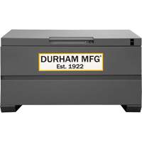 Jobsite Storage Box, 48" x 24" x 27-13/16", Steel, Grey OSI Industrial Sales