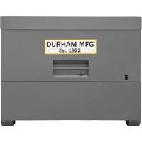 Piano Style Jobsite Storage Box, 60-1/2" W x 34-3/4" D x 49-3/8" H, Grey OSI Industrial Sales