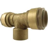 Quickline Air Piping Tee Connect, Brass, 1/2" OSI Industrial Sales