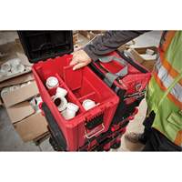 Coffre &agrave; outils compact Packout, 10" x 16-1/5" x 13", Noir/Rouge OSI Industrial Sales