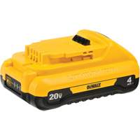 Max* Compact Battery Pack, Lithium-Ion, 20 V, 4 Ah OSI Industrial Sales