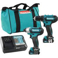 Cordless Drill & Driver Kit, Lithium-Ion, 12 V OSI Industrial Sales