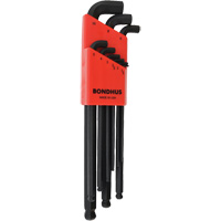 Stubby Ball End Hex Key Set, 9 Pcs., Metric OSI Industrial Sales