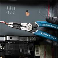 Klein-Kurve&reg; Heavy-Duty Wire Stripper, Cutter & Crimper Multi-Tool, 8-1/4" L, 8 - 20 AWG OSI Industrial Sales