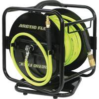 Manual Hose Reel with Hybrid Polymer Air Hose, Air, 1/4" x 100', Single Hose OSI Industrial Sales