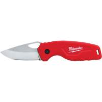 Compact Folding Knife, 2-1/2" Blade, Stainless Steel Blade, Metal Handle OSI Industrial Sales