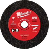Metal Cut Off Wheel, 3" x 0.04", 3/8" Arbor OSI Industrial Sales