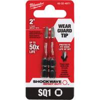 Embout de tournevis Shockwave Impact Duty, Carr&eacute;e, #1, Prise 1/4" OSI Industrial Sales