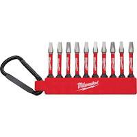 Jeu dembouts pour tournevis &agrave; chocs Shockwave, Carr&eacute;e, #2, Prise 1/4" OSI Industrial Sales