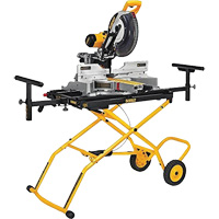 Double Bevel Sliding Compound Mitre Saw with Heavy-Duty Rolling Stand OSI Industrial Sales